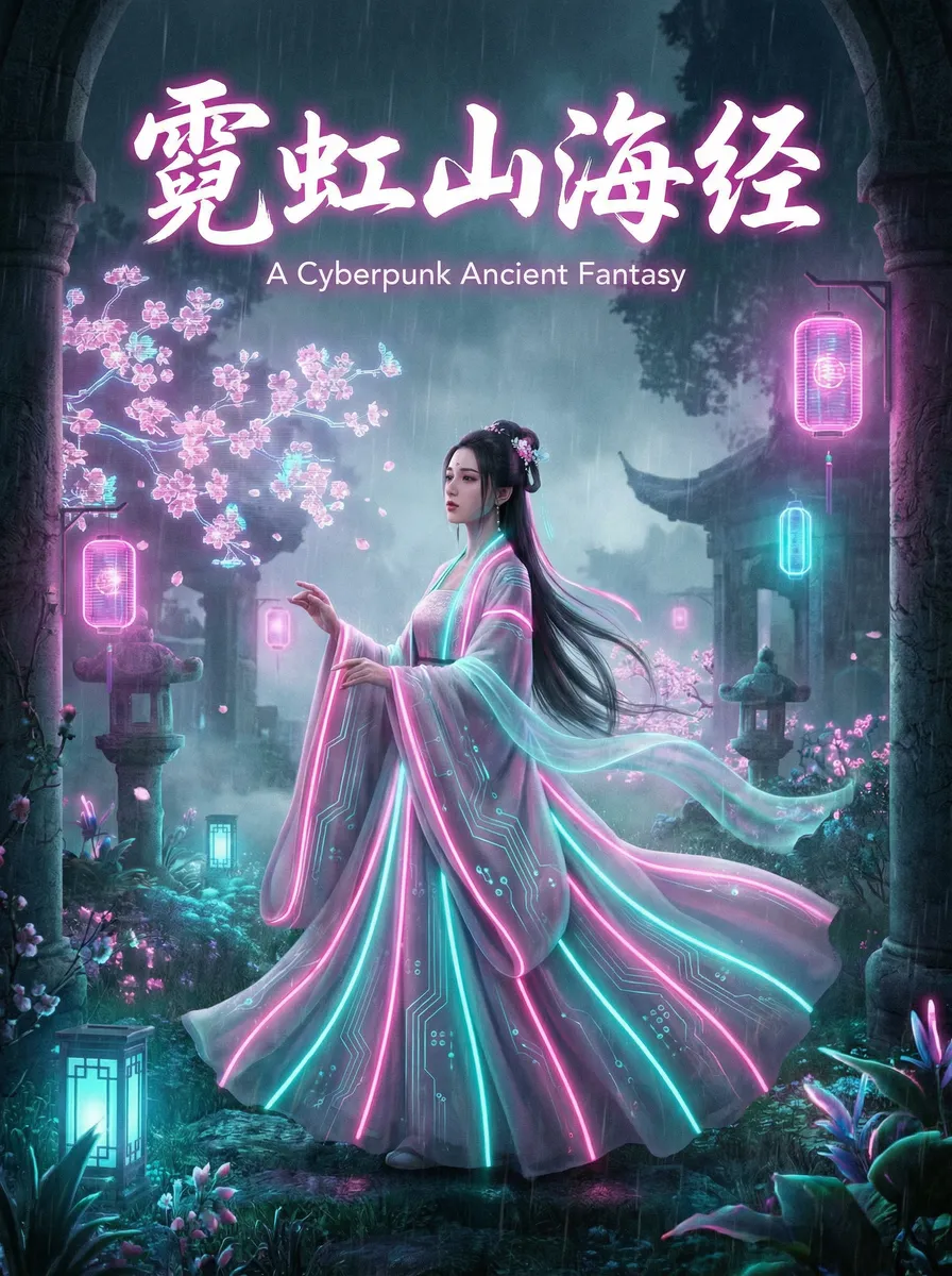 9.1短片 古风奇缘短剧 - 霓虹山海经海报